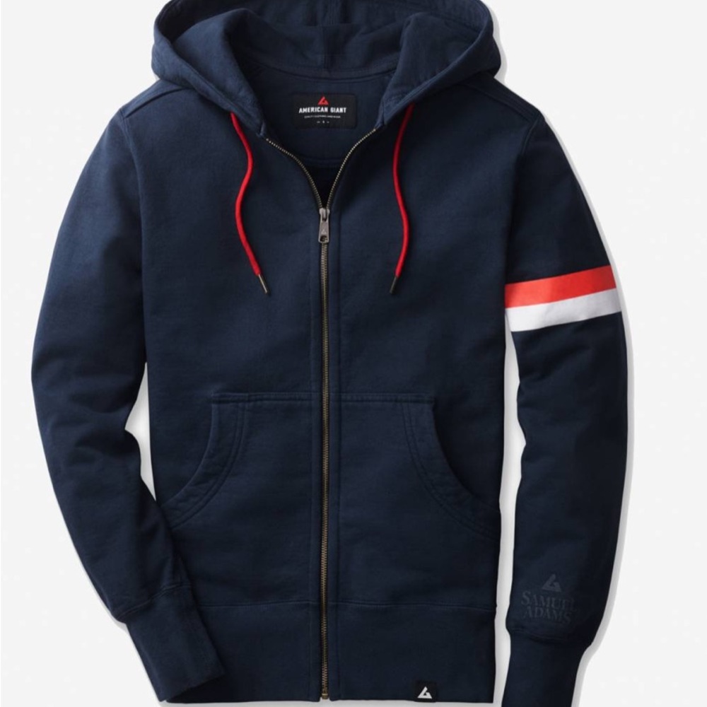 American Giant Classic Full zip hoodie Limited Edition Samuel Adam’s Size XL